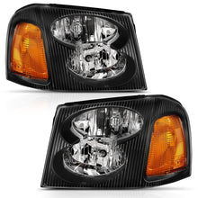 Load image into Gallery viewer, ANZO 2002-2009 Gmc Envoy Crystal Headlight Black Amber - eliteracefab.com