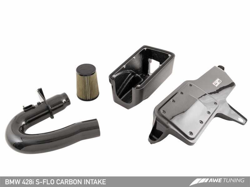 AWE Tuning BMW 228i/320i/328i/428i S-FLO Carbon Intake - eliteracefab.com