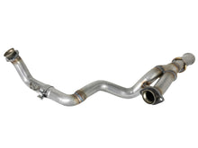 Load image into Gallery viewer, aFe POWER Twisted Steel Y-Pipe 2-1/4in 409 SS Exhaust System 2018 Jeep Wrangler (JL) V6-3.6L - eliteracefab.com