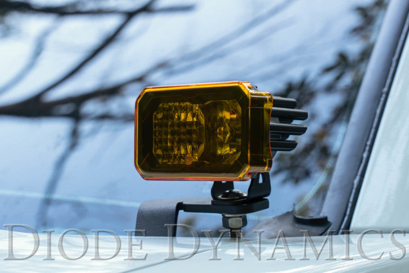Diode Dynamics Stage Series 2 In LED Pod Cover - Yellow Each Diode Dynamics