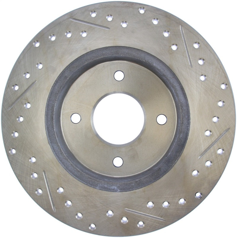 StopTech Slotted & Drilled Sport Brake Rotor - eliteracefab.com