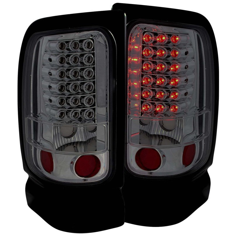 ANZO 1994-2001 Dodge Ram LED Taillights Smoke - eliteracefab.com