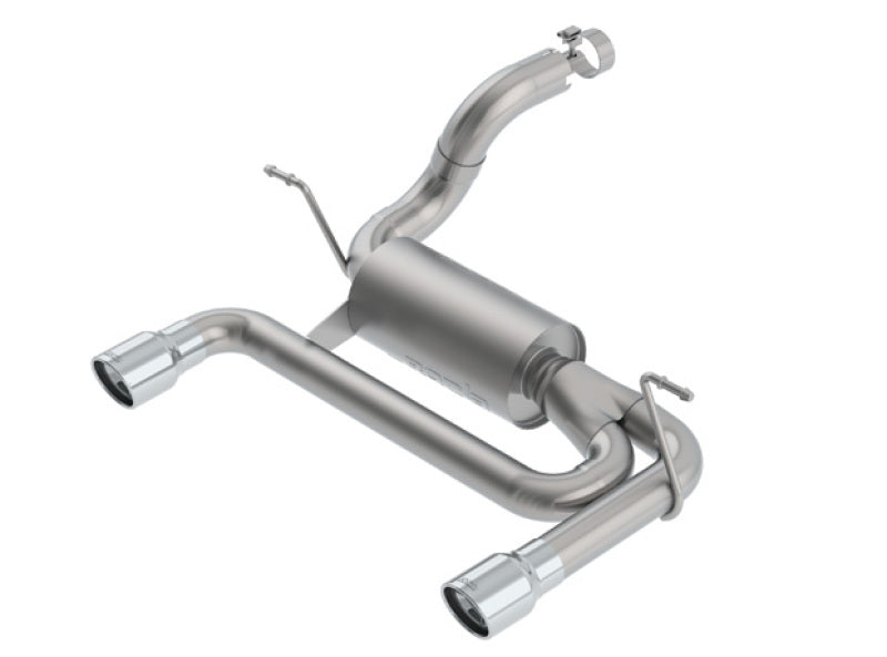 Borla 2018 Jeep Wrangler JL/JLU 3.6L 2DR/4DR S-Type SS Axle Back Exhaust w/3.5in Tips - eliteracefab.com