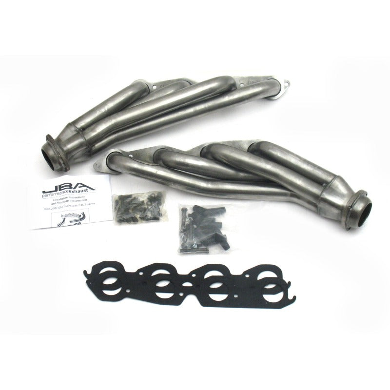 JBA 92-95 GM Truck 7.4L Vortec 1-3/4in Primary Raw 409SS Cat4Ward Header JBA