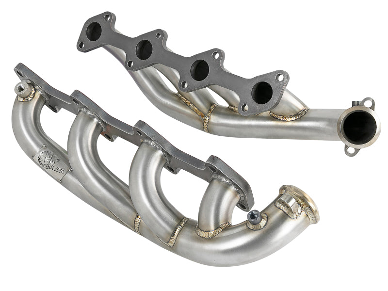 aFe Twisted Steel 1.75-2in 304 SS Headers 03-07 Ford Diesel Trucks V8-6.0L (td) - eliteracefab.com