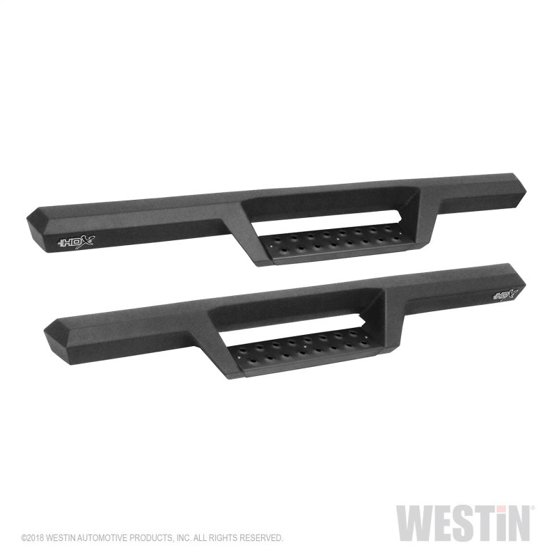 Westin 18-20 Jeep Wrangler JL 2DR HDX Drop Nerf Step Bars - Textured Black - eliteracefab.com