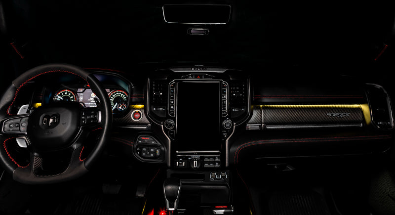 Oracle 19-22 Ram Fiber Optic LED Interior Ambient Dash Kit - ColorSHIFT (3PCS) - ColorSHIFT - eliteracefab.com