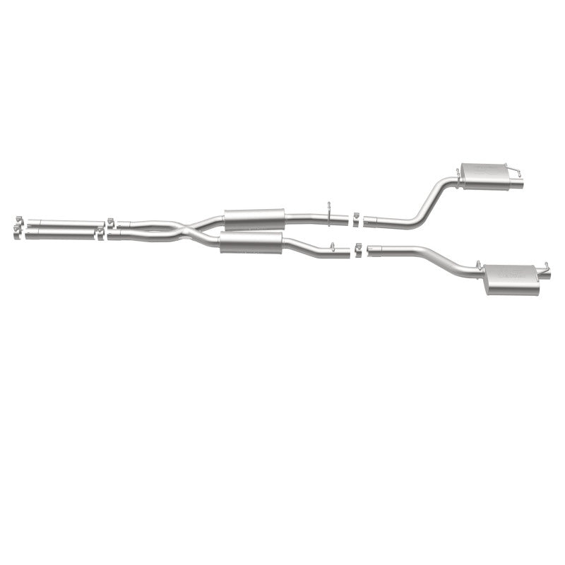 MagnaFlow Cat-Back SS 2.5in Dual Split Rear Exit (OEM Tips) 15-16 Dodge/Chrysler Charger/300 5.7L V8 Magnaflow
