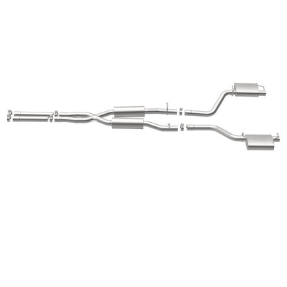 MagnaFlow Cat-Back SS 2.5in Dual Split Rear Exit (OEM Tips) 15-16 Dodge/Chrysler Charger/300 5.7L V8 Magnaflow