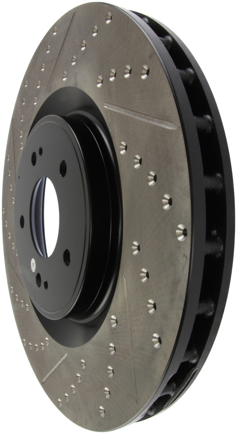 StopTech Slotted & Drilled Sport Brake Rotor - eliteracefab.com