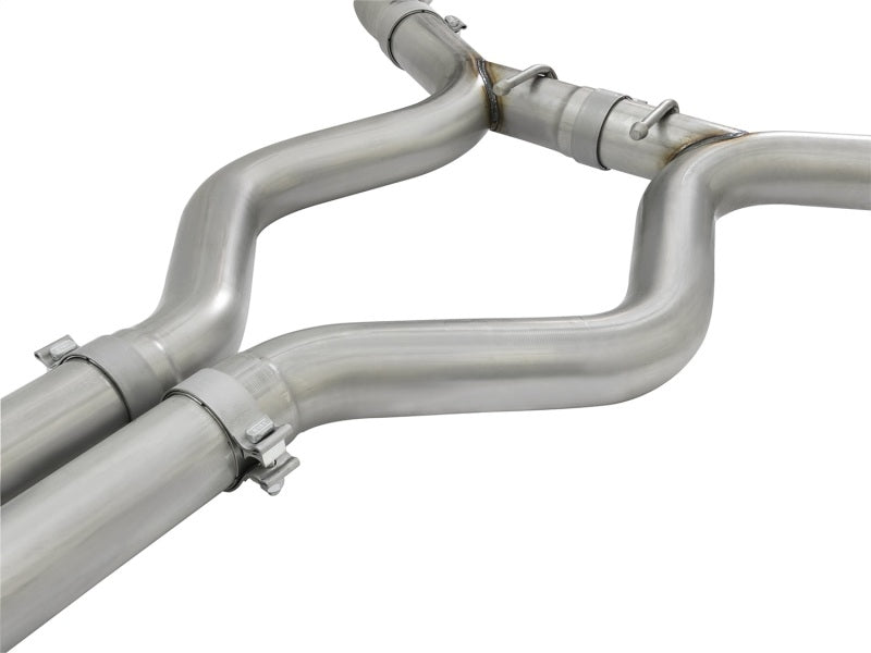 aFe MACHForce XP 3in Aggressive Toned Cat-Back Exhausts w/ Polished Tips 15-17 Ford Mustang V6/V8 aFe