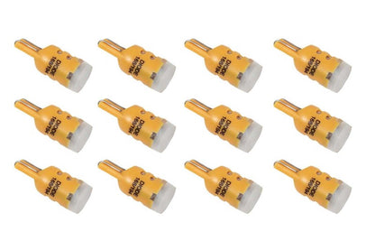 Diode Dynamics 194 LED Bulb HP5 LED - Amber Set of 12 Diode Dynamics