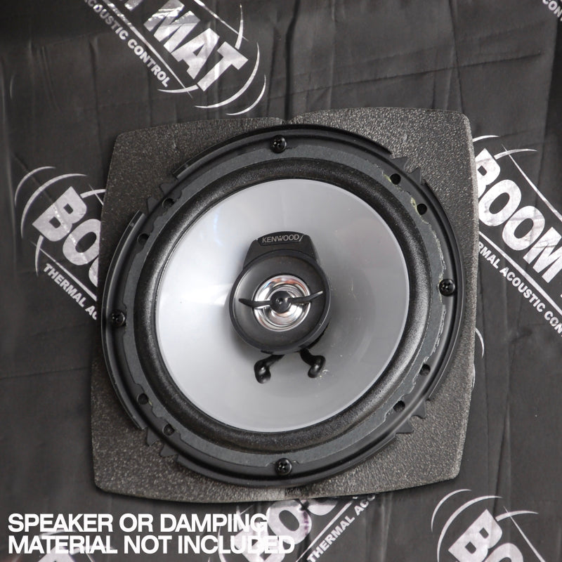 DEI Speaker Baffles 5.25in Round 6.5in Wide 6.5 Height 2.5in Deep Pair DEI