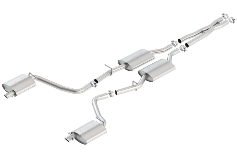 Borla 2015 Dodge Challenger 3.6L V6 S-TYPE Catback Exhaust No Tips Factory Valance - eliteracefab.com