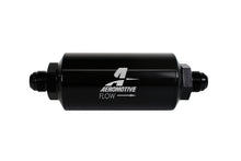 Load image into Gallery viewer, Aeromotive In-Line Filter - (AN -8 Male) 10 Micron Fabric Element Bright Dip Black Finish.