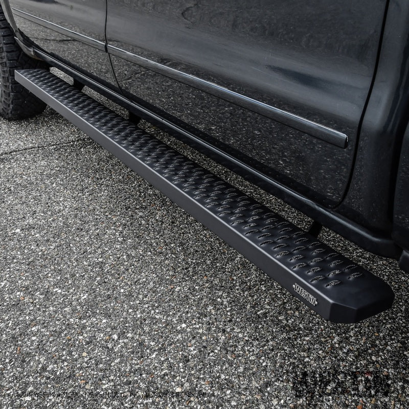 Westin Grate Steps Running Boards 86 in - Textured Black - eliteracefab.com