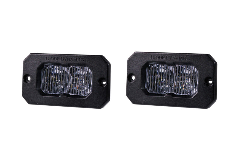 Diode Dynamics Stage Series 2 In LED Pod Sport - White Fog Flush ABL (Pair) Diode Dynamics