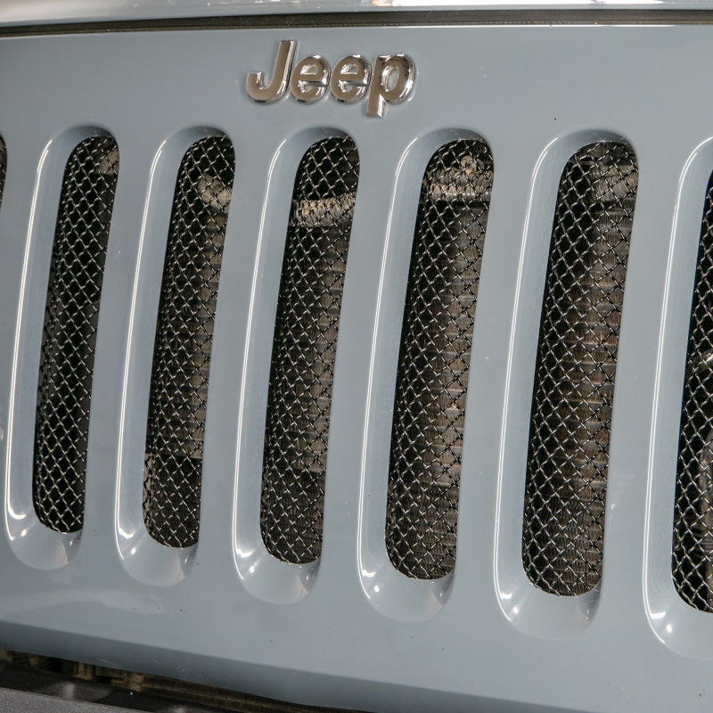 DV8 Offroad 2007-2018 Jeep JK Black Mesh Grille DV8 Offroad