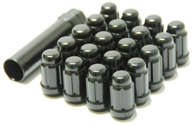 WHEEL MATE MUTEKI CLOSED END LUG NUTS – DEEP BLACK 12×1.50 - eliteracefab.com