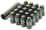 WHEEL MATE MUTEKI CLOSED END LUG NUTS – DEEP BLACK 12×1.50