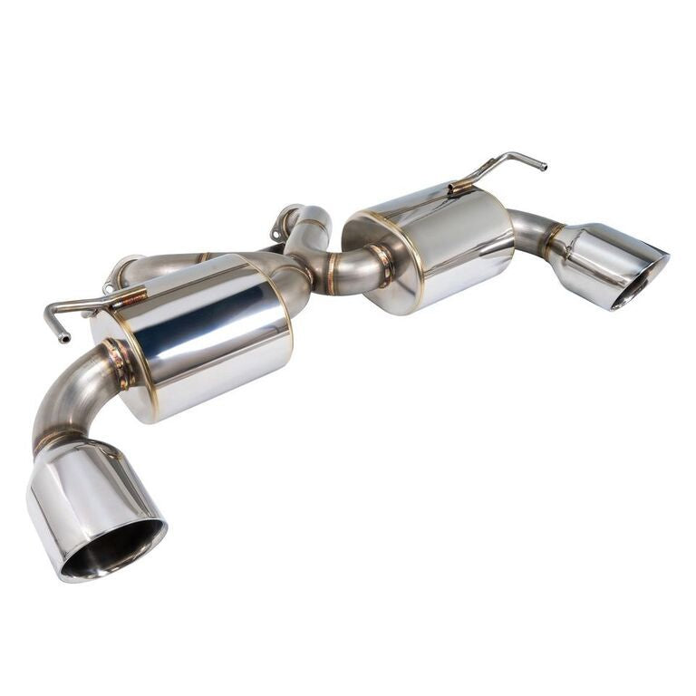 Remark Nissan 370Z (Z34) V2 Axle Back Exhaust w/Stainless Steel Double Wall Tip - eliteracefab.com