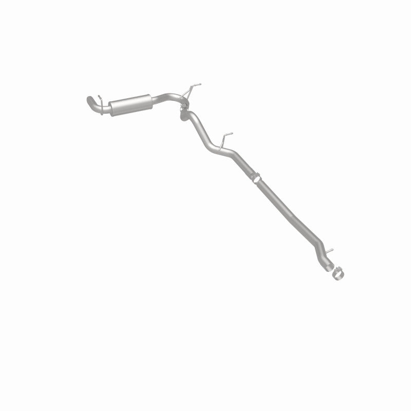 MagnaFlow 12-14 Jeep Wrangler 4dr Single Straight Rear P/S Exit Stainless C/B Performance Exhaust Magnaflow