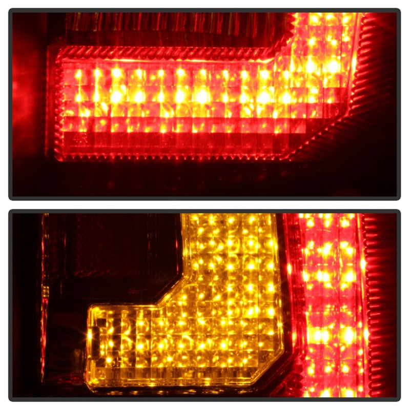 Spyder Chevy Suburban/Tahoe 07-14 V2 - Light Bar LED Tail Lights - Black ALT-YD-CSUB07V2-LED-BK - eliteracefab.com