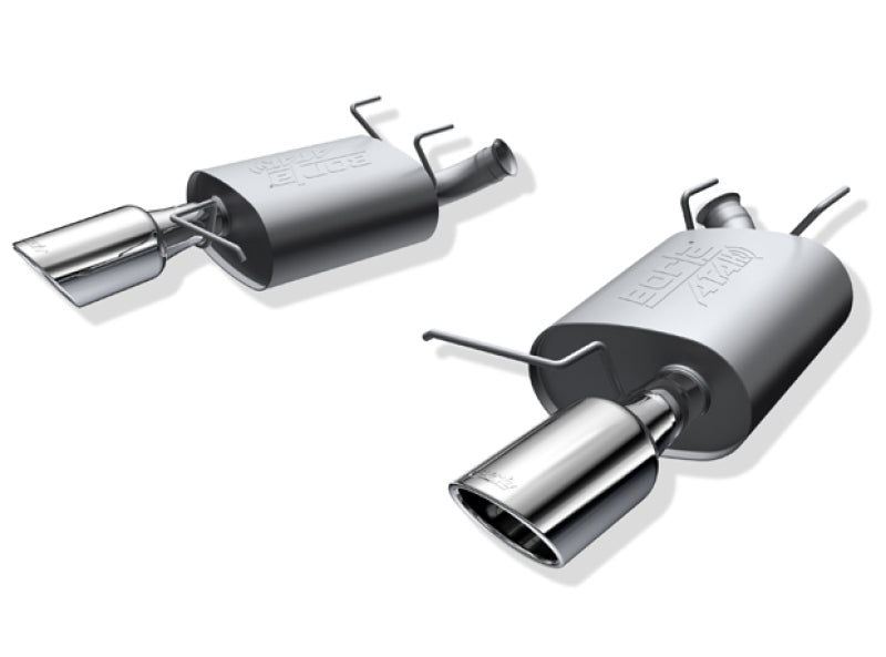 Borla 11-14 Ford Mustang 3.7L 6cyl Aggressive ATAK Exhaust (rear section only) - eliteracefab.com