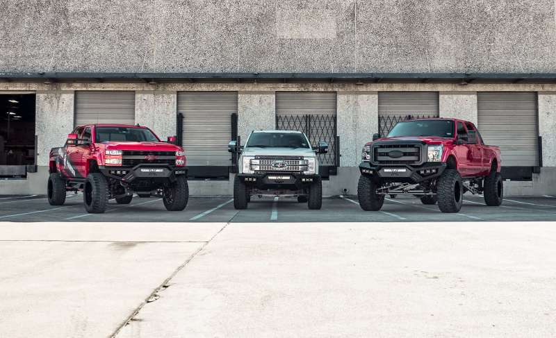 Road Armor 15-19 Chevy 2500 SPARTAN Front Bumper Bolt-On Pre-Runner Guard - Tex Blk Road Armor