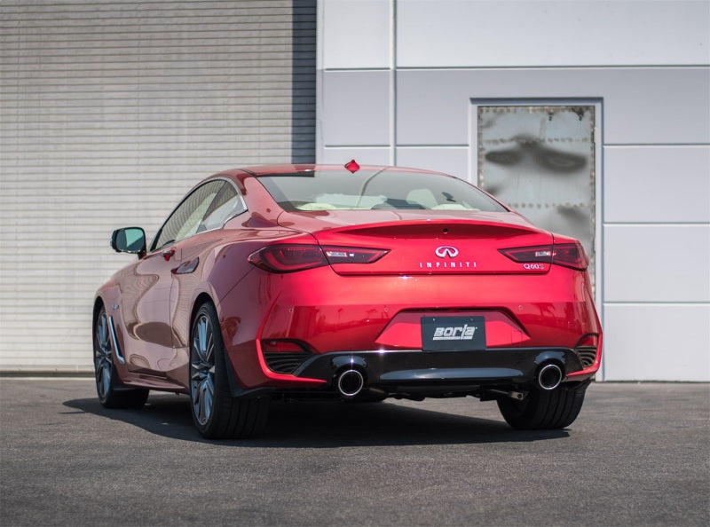 Borla 2017 Infiniti Q60S 3.0T V6 S Type Catback Exhaust - eliteracefab.com