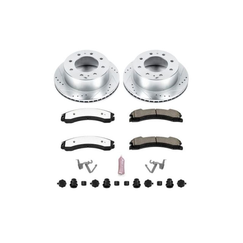 Power Stop 15-19 Chevrolet Silverado 2500 HD Rear Z36 Truck & Tow Brake Kit - eliteracefab.com