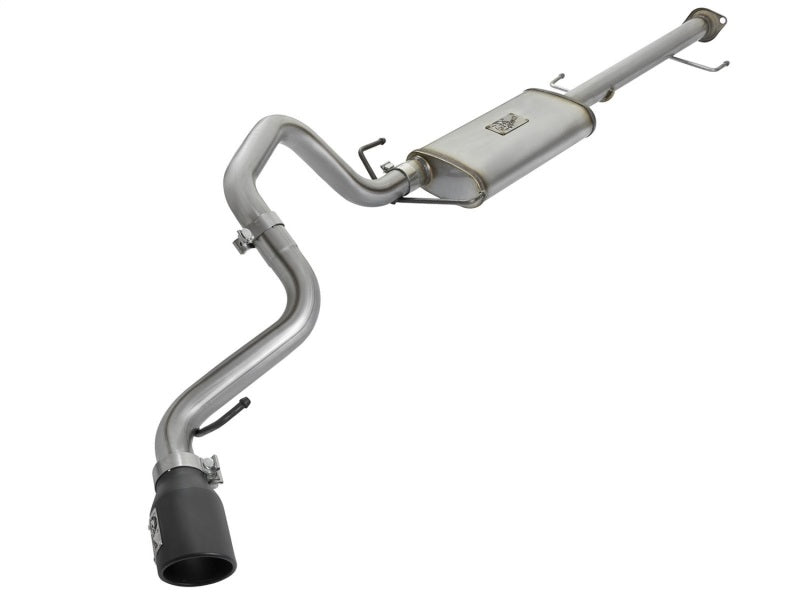 aFe MACH Force Xp 2.5in SS Cat-Back Single Side Exit Exhaust w/Black Tips 07-14 Toyota FJ Cruiser - eliteracefab.com