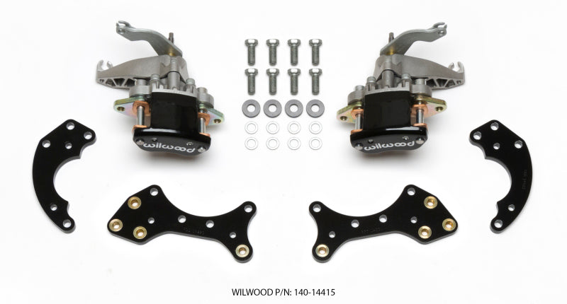 Wilwood P/S Retrofit Kit w/MC4 P-Brake Forged Dynalite Pro Street 12.19in Rear Kits Wilwood