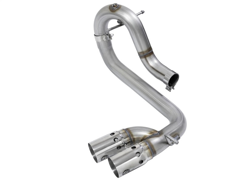 aFe Rebel Series DPF-Back 3in Side Exit SS Exhaust w/ IC Polished Tips 2016 GM Colorado/Canyon 2.8L