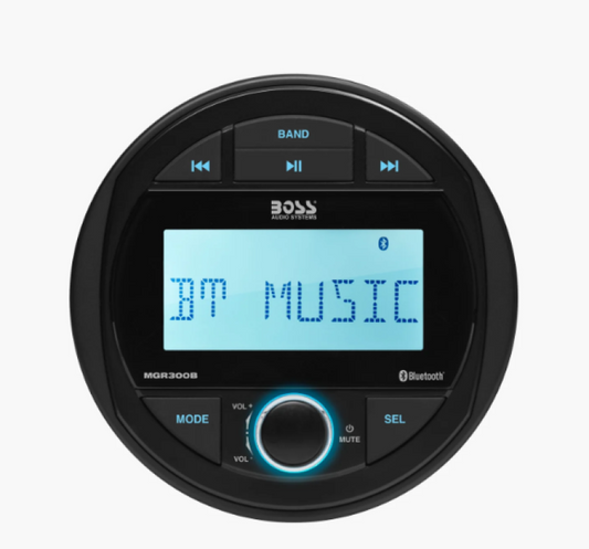 BOSS Audio Systems Marine Boat Stereo Head Unit - MGR300B