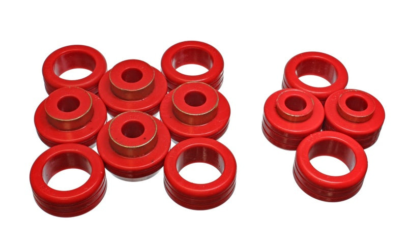 Energy Suspension 87-96 Dodge Dakota 2WD Red Body (Cab) Mount Set - eliteracefab.com