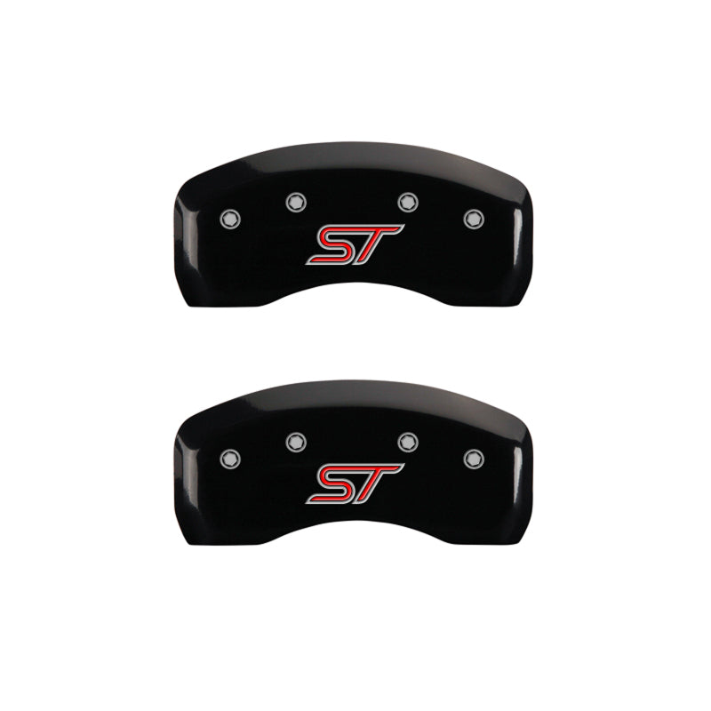 MGP 4 Caliper Covers Engraved Front & Rear ST Black finish silver ch MGP