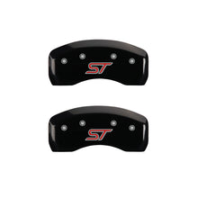 Load image into Gallery viewer, MGP 4 Caliper Covers Engraved Front &amp; Rear ST Black finish silver ch MGP