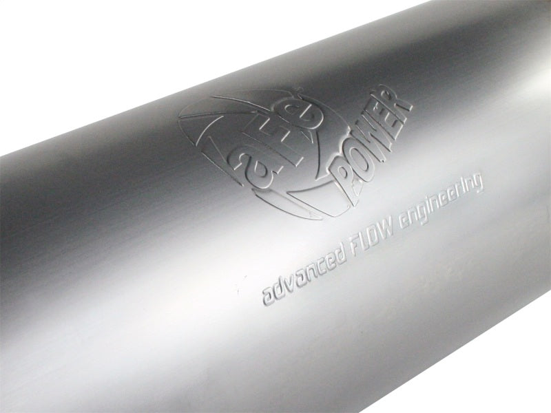 aFe MACHForce XP Exhausts Mufflers SS-409 EXH Muffler 4 ID In/Out 8 Dia - eliteracefab.com