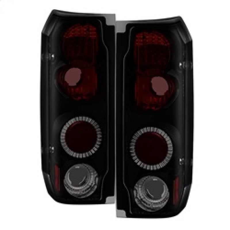 Spyder Ford F150 87-96/Ford Bronco 88-96 Euro Style Tail Lights Black Smoke ALT-YD-FF15089-BSM - eliteracefab.com