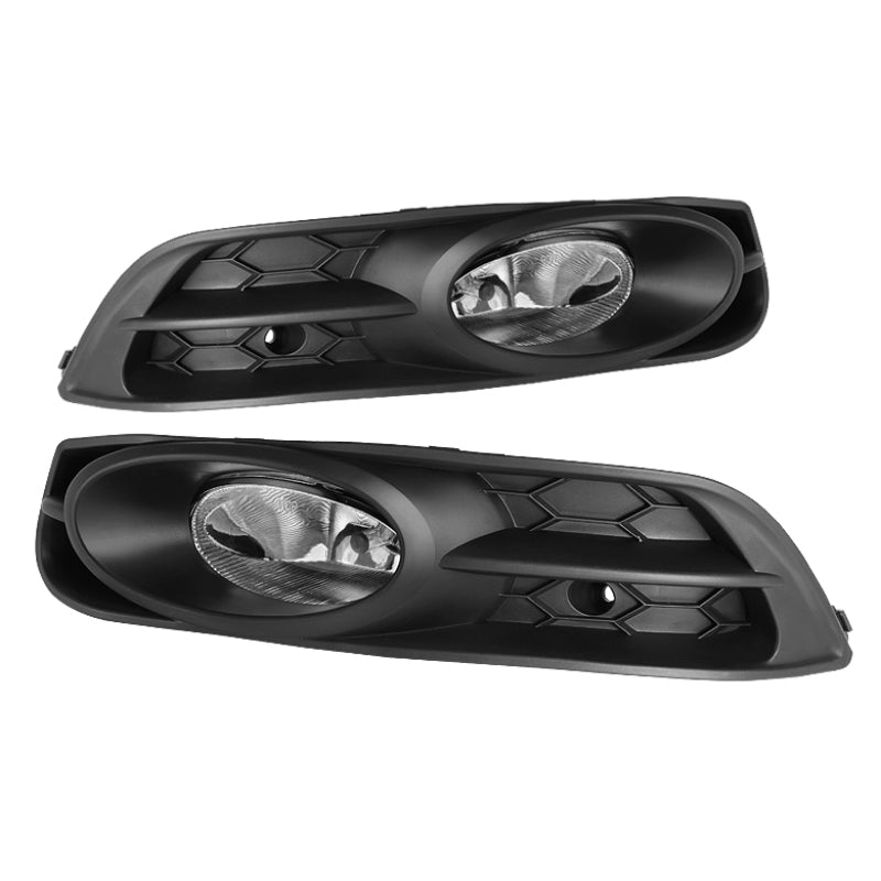 Spyder Honda Civic 2012-2013 2Dr/Coupe OEM Fog Light W/Switch- Clear FL-HC2012-2D-C - eliteracefab.com