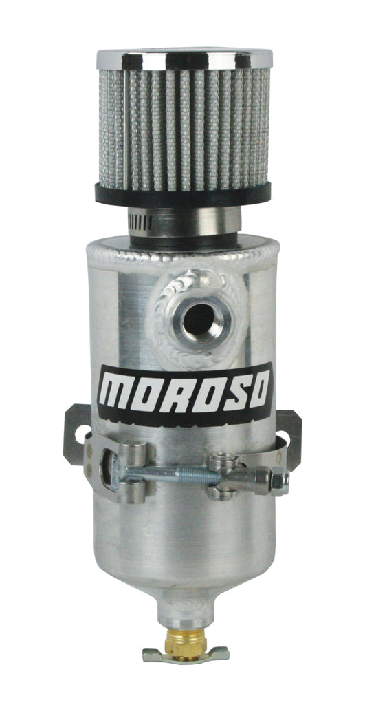 Moroso Breather Tank/Catch Can - Two 3/8 NPT Female Fittings - Aluminum - eliteracefab.com