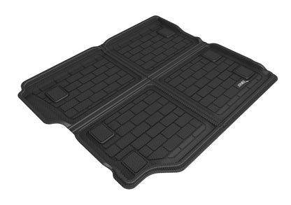 3D MAXpider 18-21 Jeep Wrangler Unlimited JL w/ Sub/Flat Load Floor Kagu Cargo Liner - Black 3D MAXpider