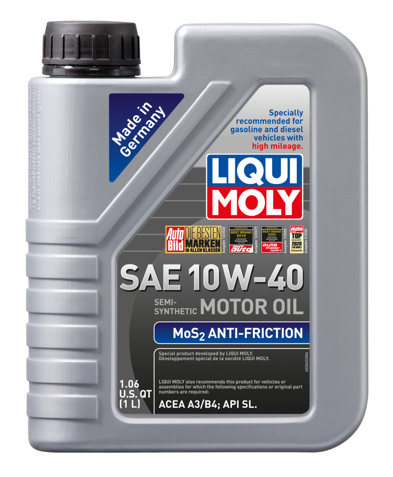 LIQUI MOLY 1L MoS2 Anti-Friction Motor Oil 10W40 LIQUI MOLY