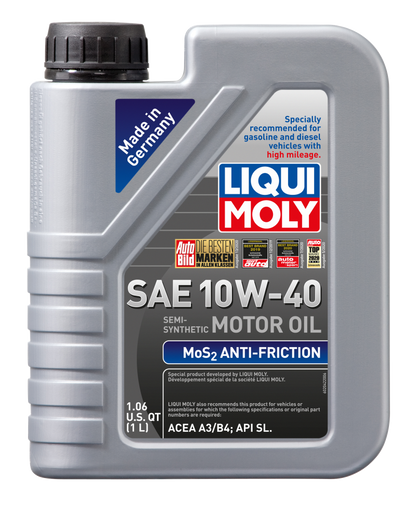 LIQUI MOLY 1L MoS2 Anti-Friction Motor Oil 10W40 LIQUI MOLY