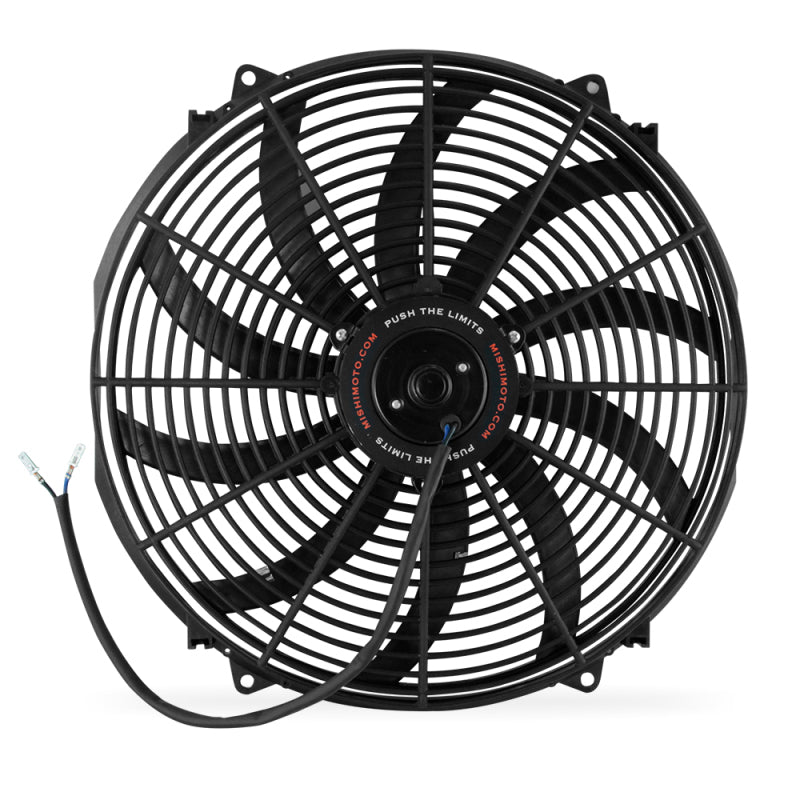 Mishimoto 16 Inch Curved Blade Electrical Fan - eliteracefab.com