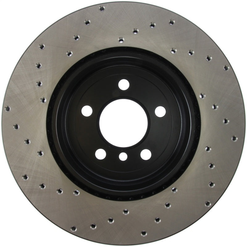 STOPTECH 11-13 BMW 550I REAR LEFT DRILLED SPORT BRAKE ROTOR, 128.34133L - eliteracefab.com