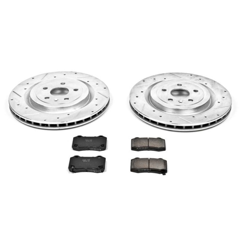 Power Stop 09-15 Cadillac CTS Rear Z23 Evolution Sport Brake Kit - eliteracefab.com