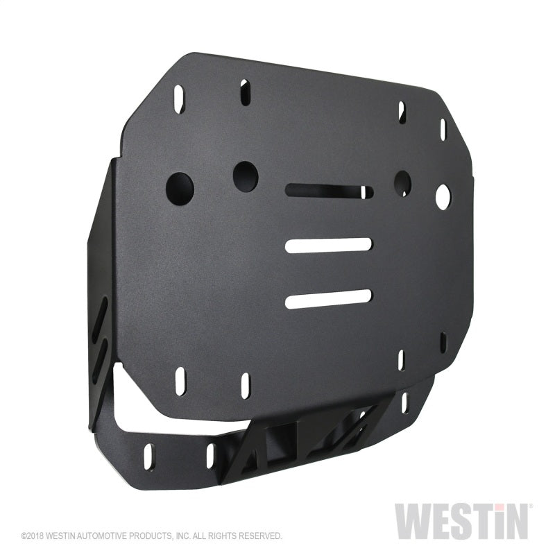 Westin 18-19 Jeep Wrangler JL WJ2 Spare Tire Relocator - Textured Black Westin