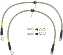 Load image into Gallery viewer, StopTech 02-05 Honda Civic Stainless Steel Front Brake Line Kit - eliteracefab.com